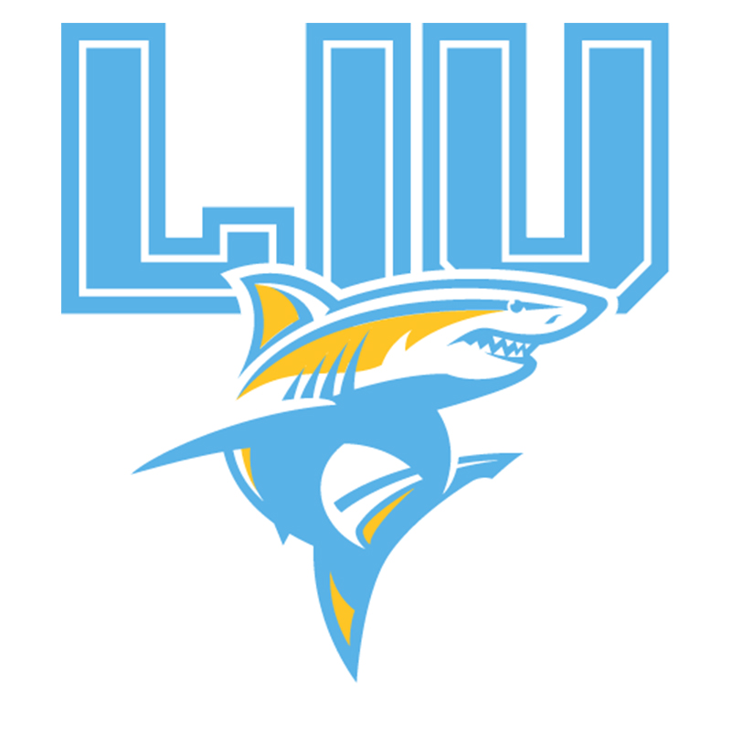 LIU Sharks iron ons